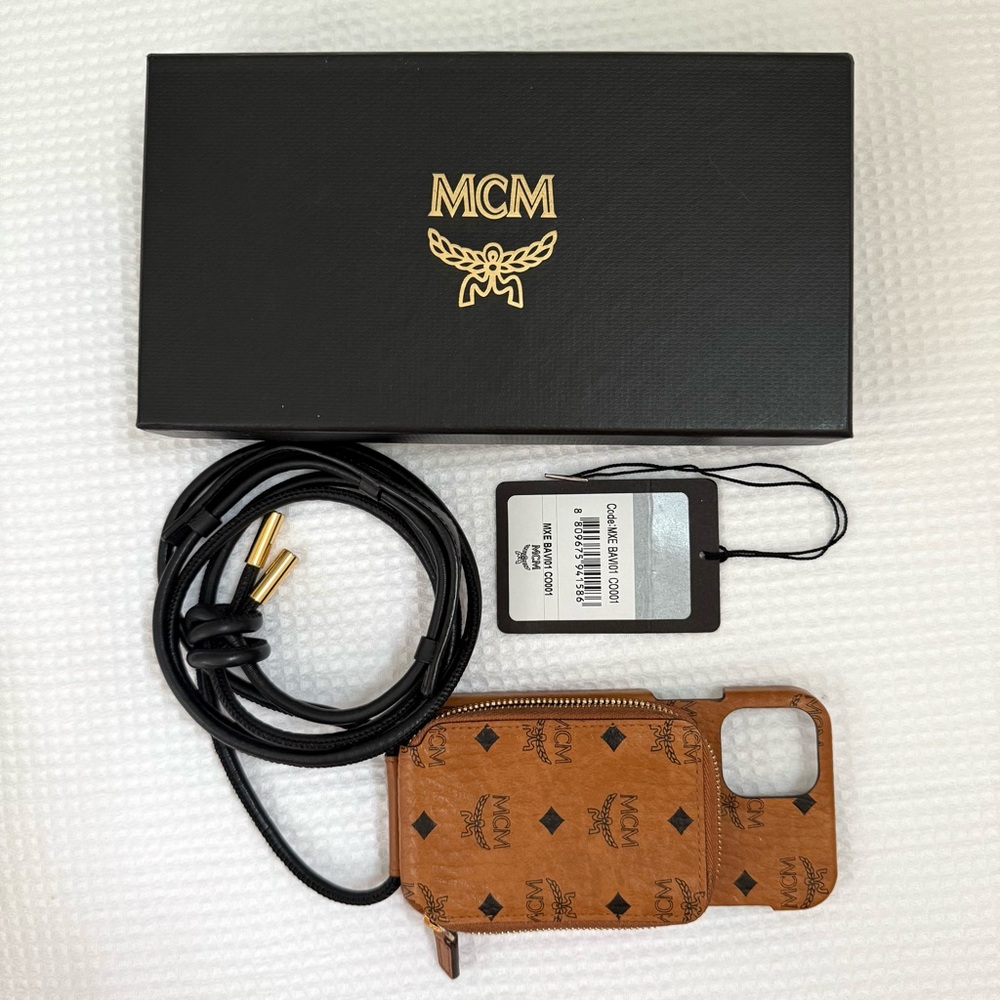 MCM Cognac Monogram iPhone 12 Case